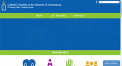Desktop Screenshot of ccharitiesgreensburg.org